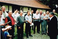 1999 St&auml;ndchen GoldeneHochzeit Robert Burghardt